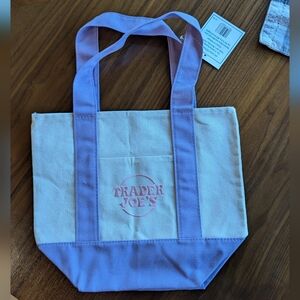 Trader Joe's Mini Tote - Pastel Purple